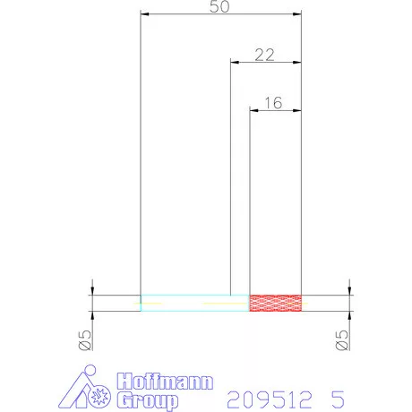 Garant VHM kontúrmaró, toló forgácsolás finom 5 mm