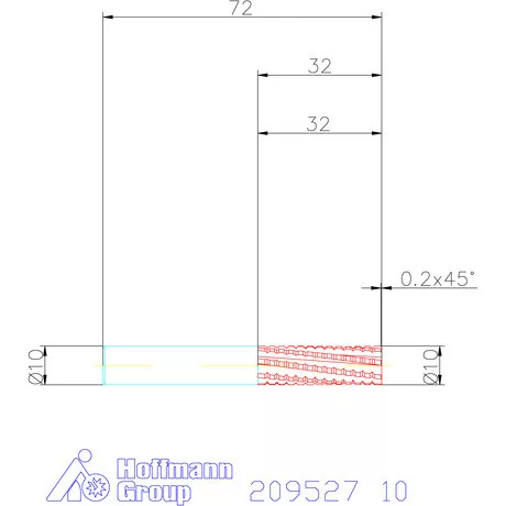 Garant VHM maró húzó forgácsolás 10 mm
