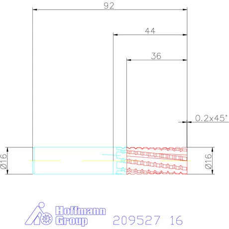 Garant VHM maró húzó forgácsolás 16 mm