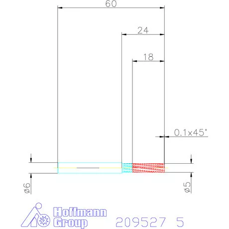 Garant VHM maró húzó forgácsolás 5 mm