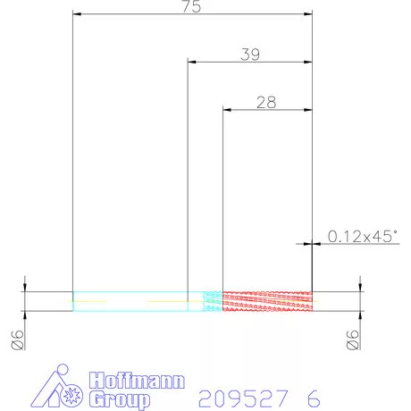 Garant VHM maró húzó forgácsolás 6 mm
