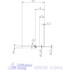 Garant VHM mikromaró 0,5X10 mm