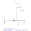 Garant VHM mikromaró 0,8X20 mm