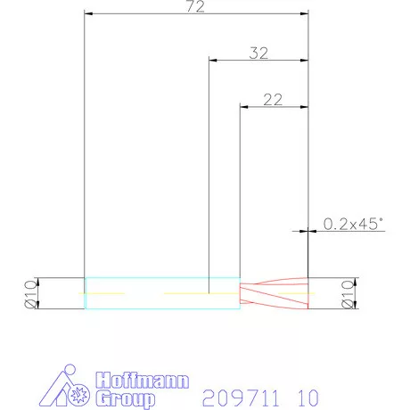 Garant VHM maró 10 mm