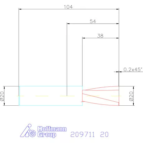 Garant VHM maró 20 mm