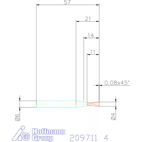 Garant VHM maró 4 mm