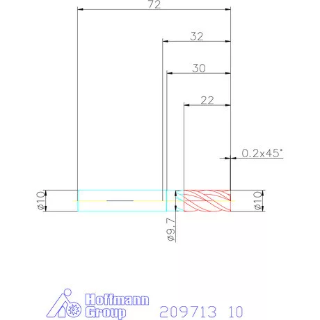 Garant VHM maró 10 mm
