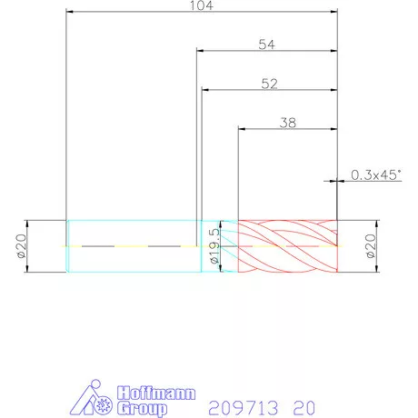 Garant VHM maró 20 mm