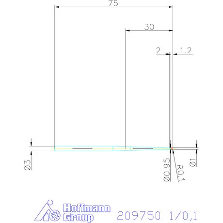 Garant VHM tóruszmaró 1/0,1 mm