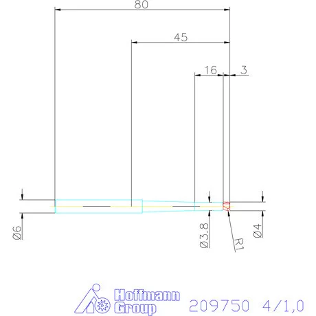 Garant VHM tóruszmaró 4/1,0 mm