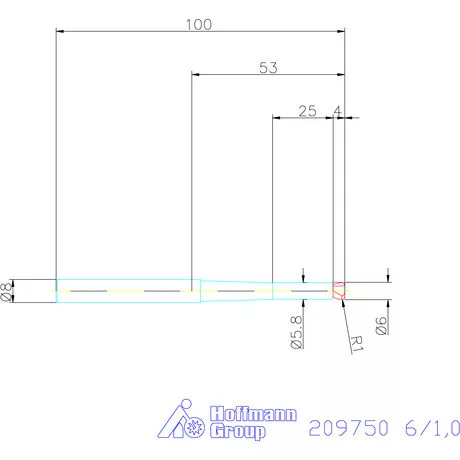 Garant VHM tóruszmaró 6/1,0 mm