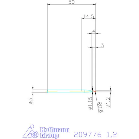 Garant VHM teljes rádiuszmaró 1,2 mm