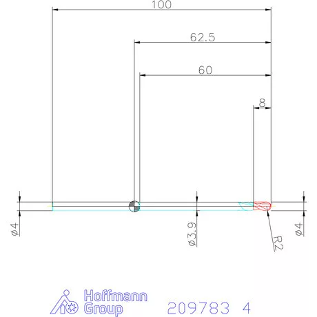 Garant VHM teljes rádiuszmaró 4 mm