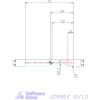 Garant PKD tóruszmaró belső hűtéssel egyenes forgácsolás 10/1,0 mm