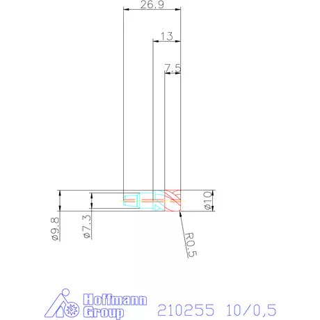 Garant Tóruszmaró fej HPC 10/0,5 mm