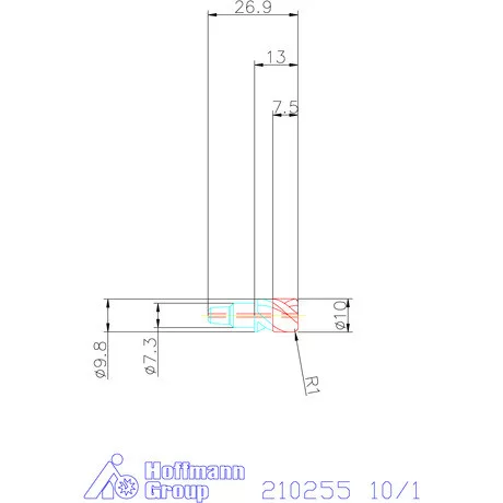 Garant Tóruszmaró fej HPC 10/1 mm