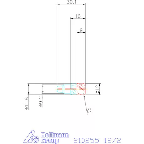 Garant Tóruszmaró fej HPC 12/2 mm