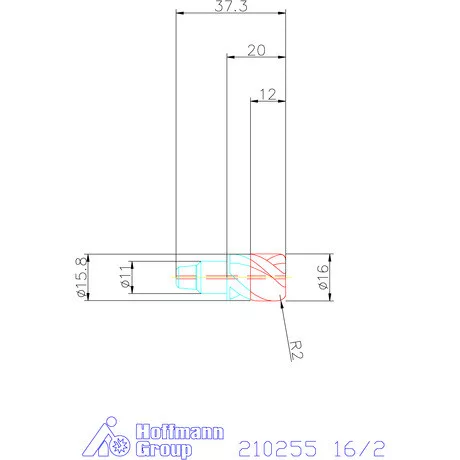 Garant Tóruszmaró fej HPC 16/2 mm