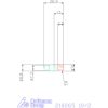 Garant Tóruszmaró fej, keménymegmunkálás 10/2 mm
