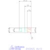 Garant Tóruszmaró fej, keménymegmunkálás 16/2 mm