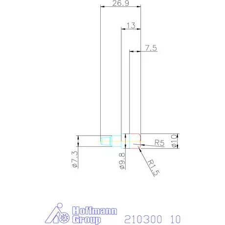 Garant Homlok tóruszmaró 10 mm