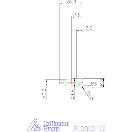 Garant Homloktórusz marófej belső hűtéssel 10 mm