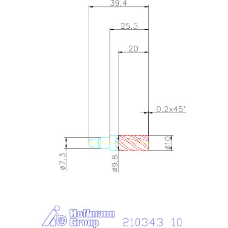 Garant TPC marófej forgácstörőkkel 2×D 10 mm