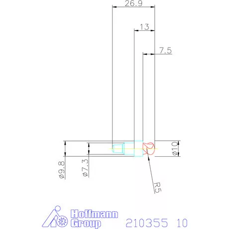 Garant Másolómaró fej HPC 10 mm