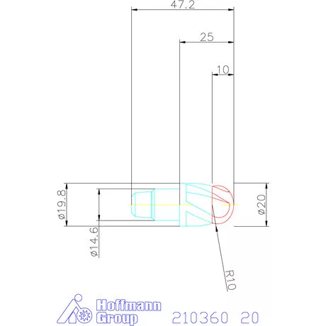 Garant Másolómaró fej 20 mm
