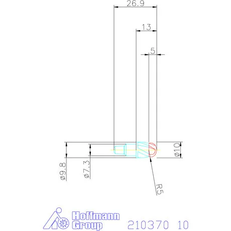 Garant Másolómaró fej, keménymegmunkálás 10 mm