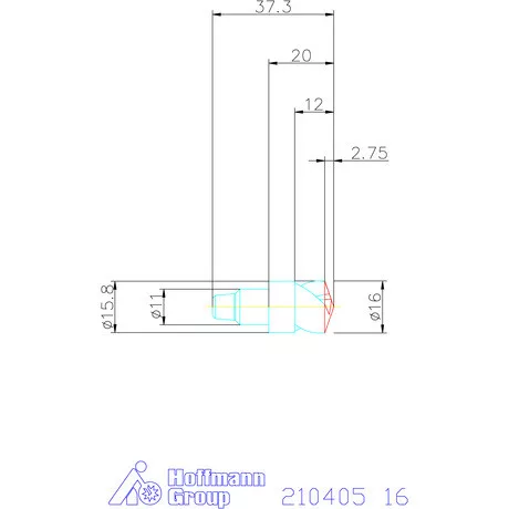 Garant NC központozó, 142° 16 mm