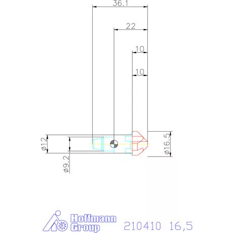 Garant Kúpsüllyesztő 16,5 mm