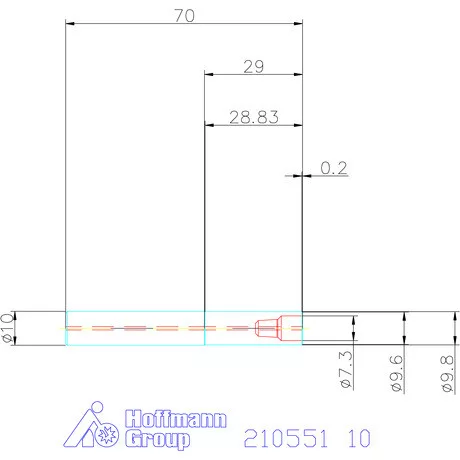 Garant Befogó, hengeres, rezgéscsillapított 10 mm