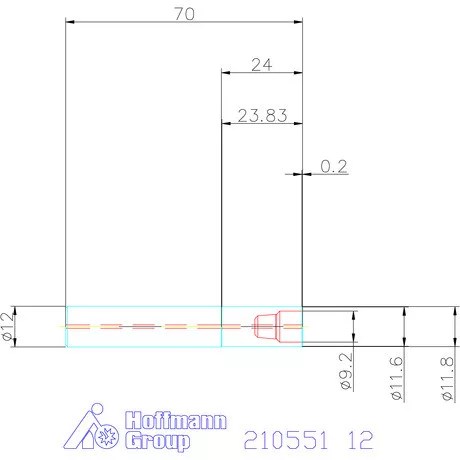 Garant Befogó, hengeres, rezgéscsillapított 12 mm