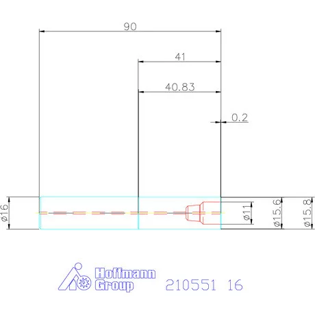 Garant Befogó, hengeres, rezgéscsillapított 16 mm
