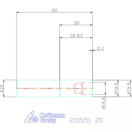 Garant Befogó, hengeres, rezgéscsillapított 20 mm