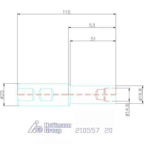Garant Hengeres befogó belső hűtéssel 20 mm