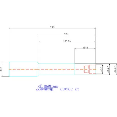 Garant VHM hengeres befogó, hosszú 25 mm
