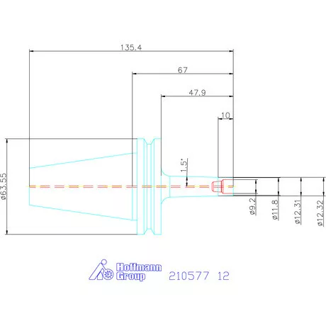 Garant Kúpos befogó 12 mm