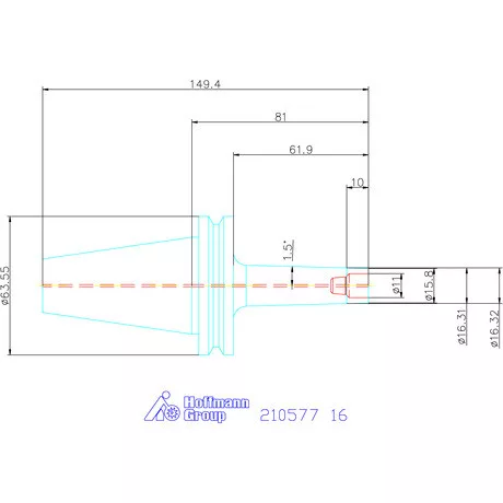 Garant Kúpos befogó 16 mm