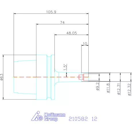 Garant Kúpos befogó 12 mm