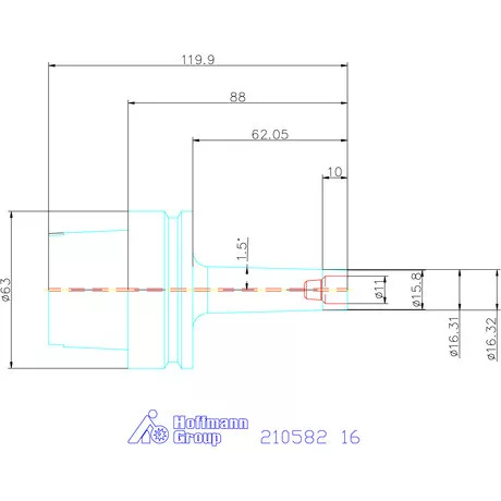 Garant Kúpos befogó 16 mm