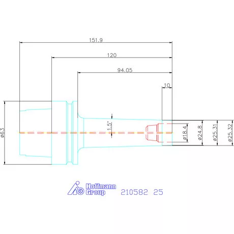 Garant Kúpos befogó 25 mm