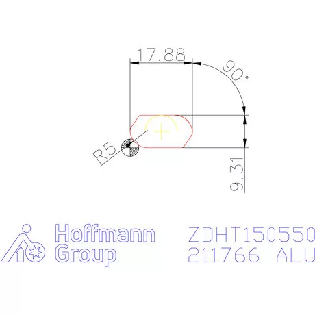 ZDHT 150550FR-F10  ALU