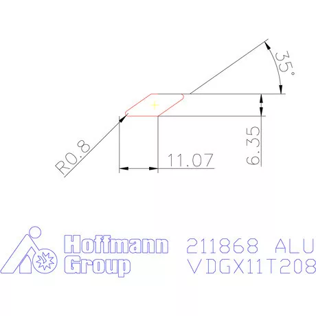 VDGT 11T208 FR  ALU