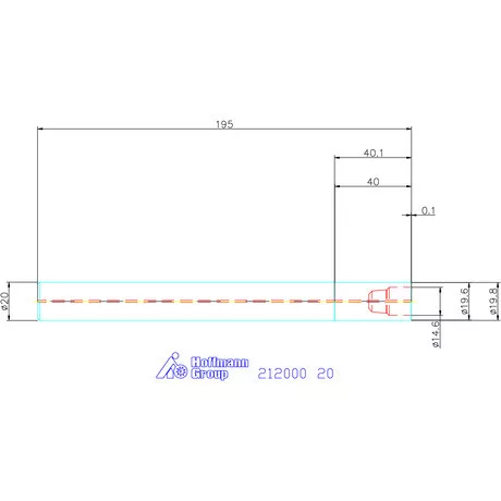 Garant VHM befogó, konfigurálható 20 mm