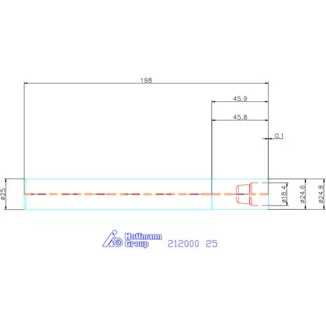 Garant VHM befogó, konfigurálható 25 mm