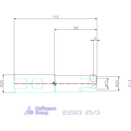 Garant Másoló- és síkmaró indexálással 25/3 mm