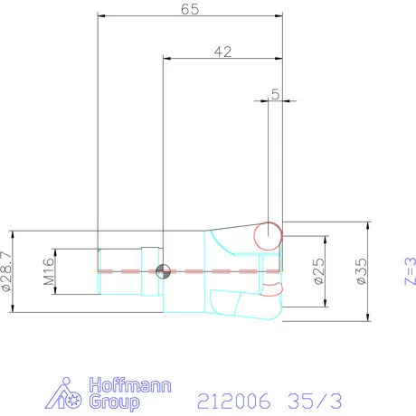 Garant Másoló- és síkmaró indexálással 35/3 mm