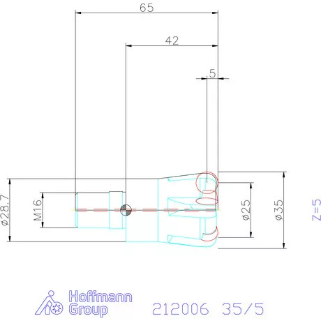 Garant Másoló- és síkmaró indexálással 35/5 mm